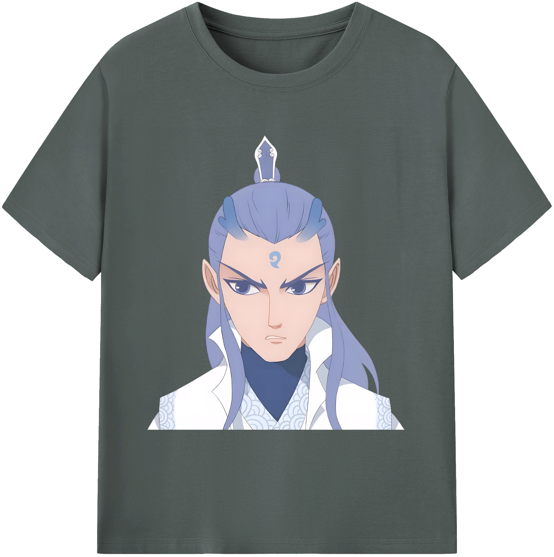 （画像用） Ne Zha 2 ナタ 魔童の大暴れ 綿100％ メンズ半袖Tシャツ｜肌触りやわらか＆通気性